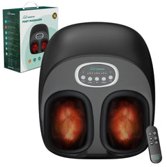 Snailax Foot Massager with Heat Remote Control Shiatsu Foot Massager Machine with Deep Kneading Rolling Compression Vibration Size 13 Gift for Lover